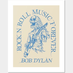 B O B  D Y L A N /// Skeleton Rock N Roll Posters and Art